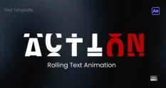 rolling text animation 34006 cover 1