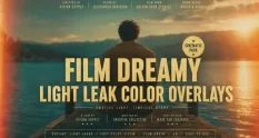 film dreamy light leak color overlays mogrt 40045 cover 1